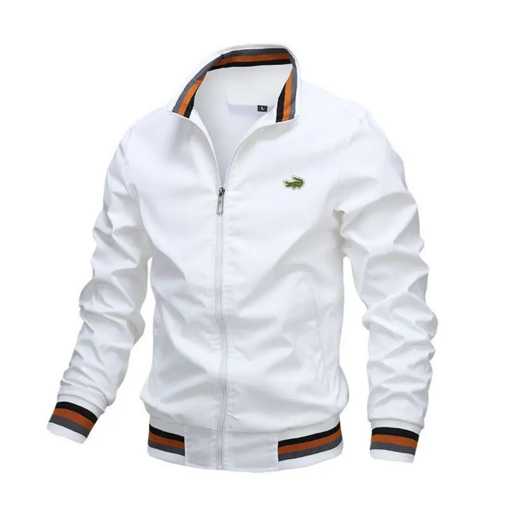 Casual Embroidered Jacket Men