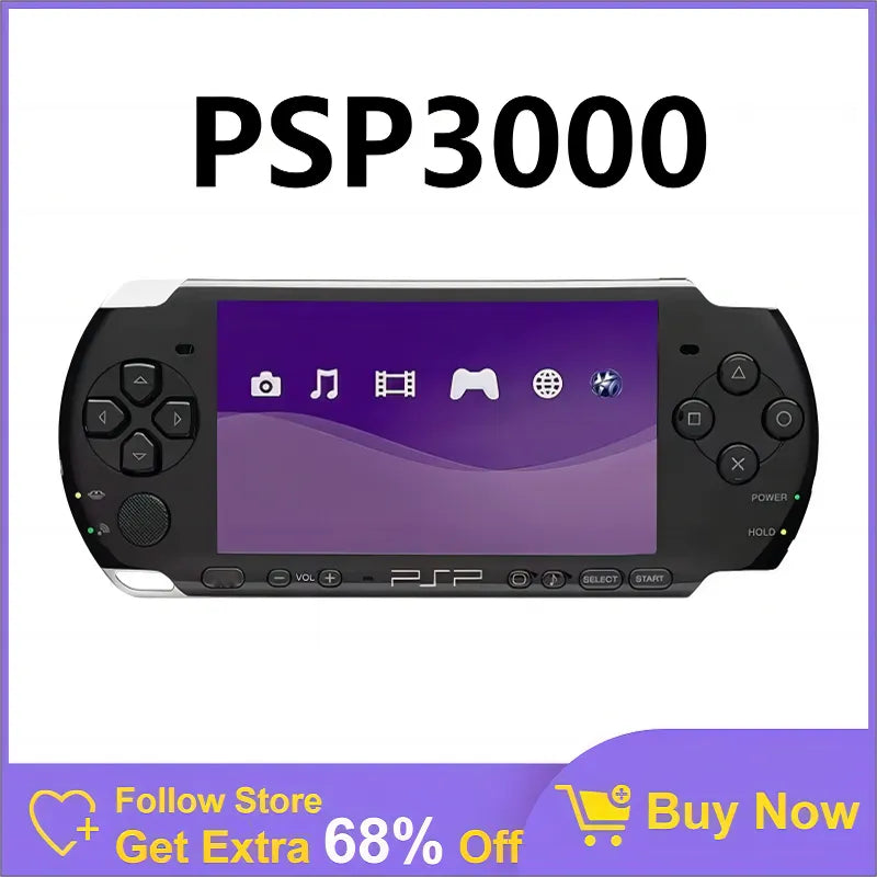 Original PSP3000 game console 32GB 64GB 128GB