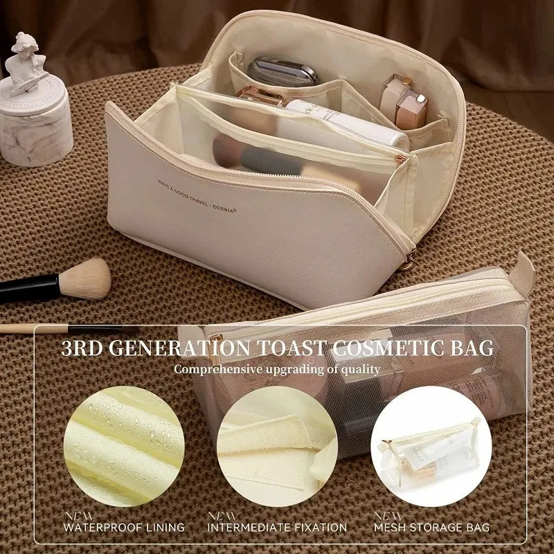 Cosmetics Storage Kit Large Capacity Travel Toiletry Bag Makeup