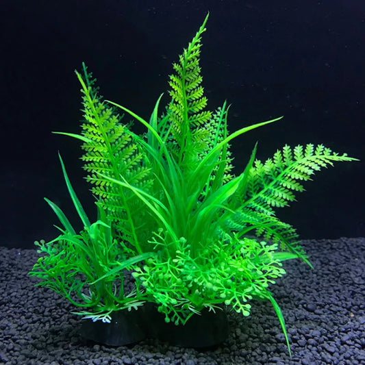 Artificial Aquarium Plants Water Ornament Decoration Accessories 14cm