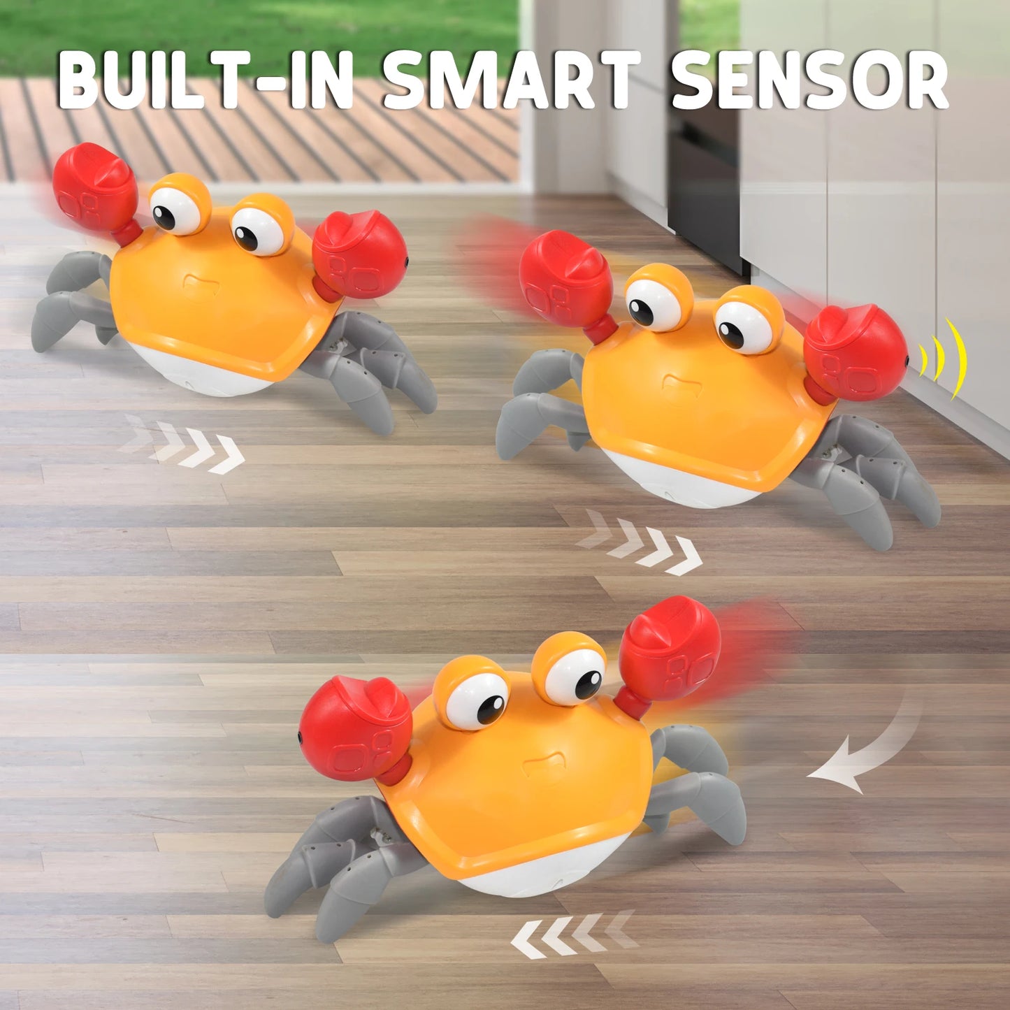 Escape Crab Octopus Crawling Toy Baby Electronic