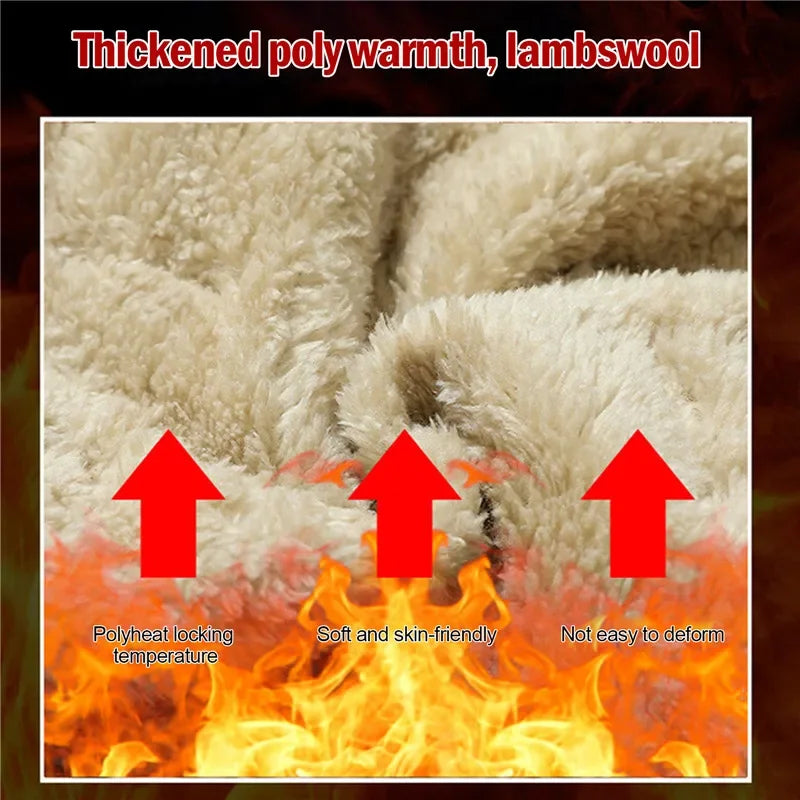 Winter Sweatwear Men Plush Thick Fleece