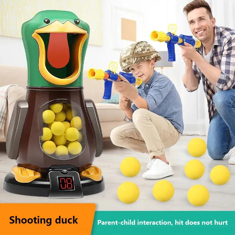 Hungry Shooting Duck Toys Air-powered Gun