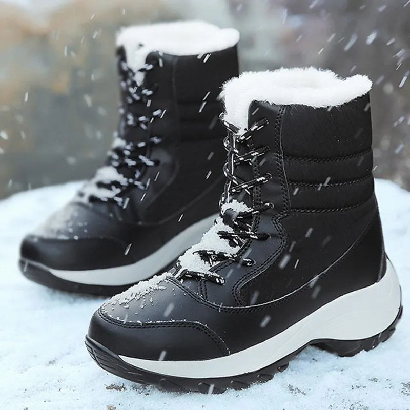 Winter Shoes Waterproof Boots Women