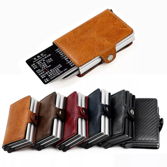 Custom RFID Blocking Wallet Credit Card Holder Leather