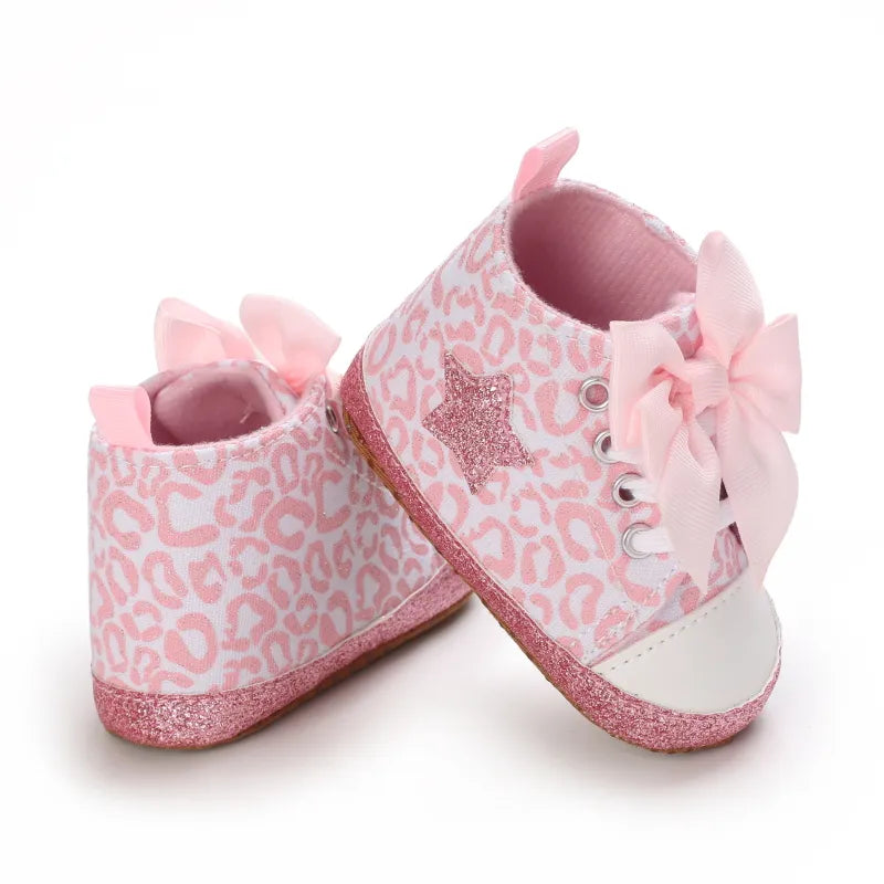 Pink Baby Shoes Princess Fashion Sneakers