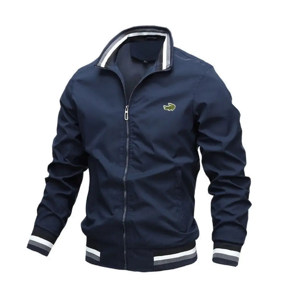 Casual Embroidered Jacket Men