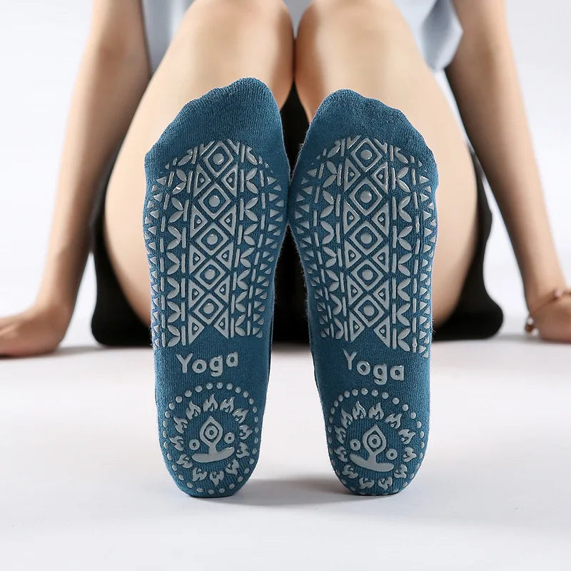 Bandage Yoga Socks for Women Pilates Ballet Dance Cotton Socks