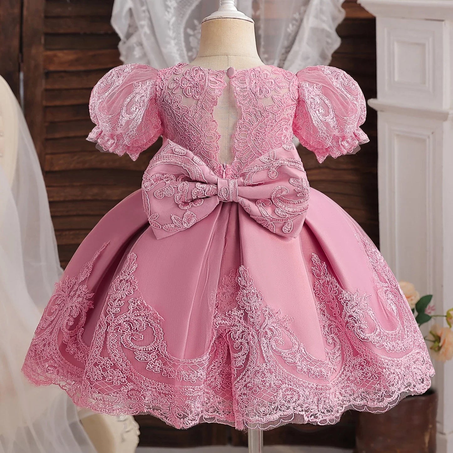 Princess Dress Embroidery Floral