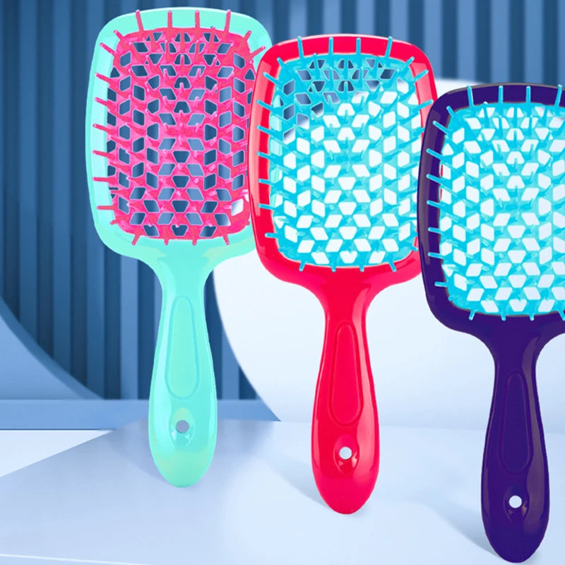 Wide Teeth Anti-static Hairbrush