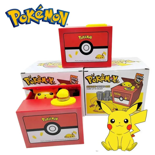 Pokemon Action Figure Plastic Money Box pikachu