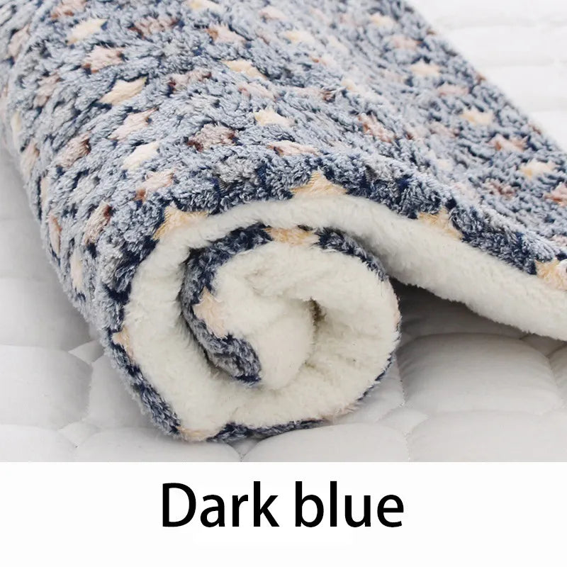 Pet Sleeping Mat Dog Bed Cat Bed Soft Hair Thickened Blanket