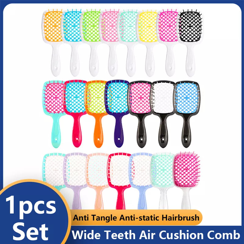 Wide Teeth Anti-static Hairbrush