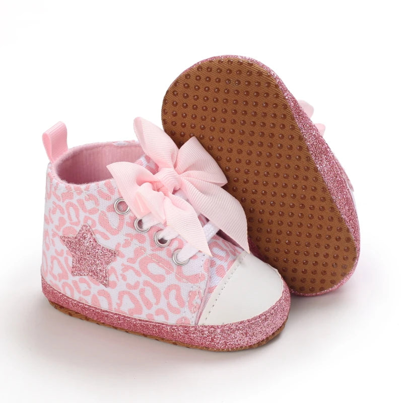 Pink Baby Shoes Princess Fashion Sneakers