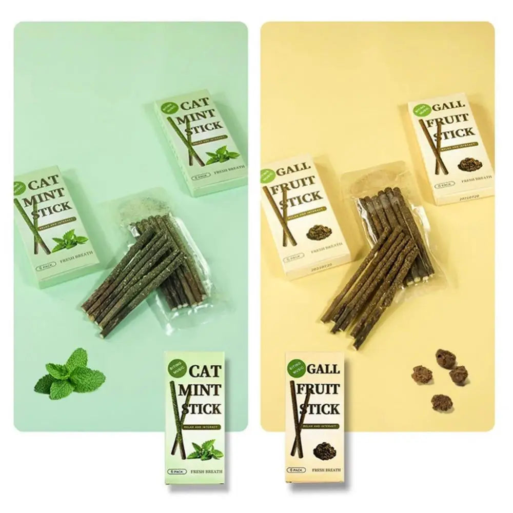 6 Sticks/box Cat Chews Products All Natural Catnip