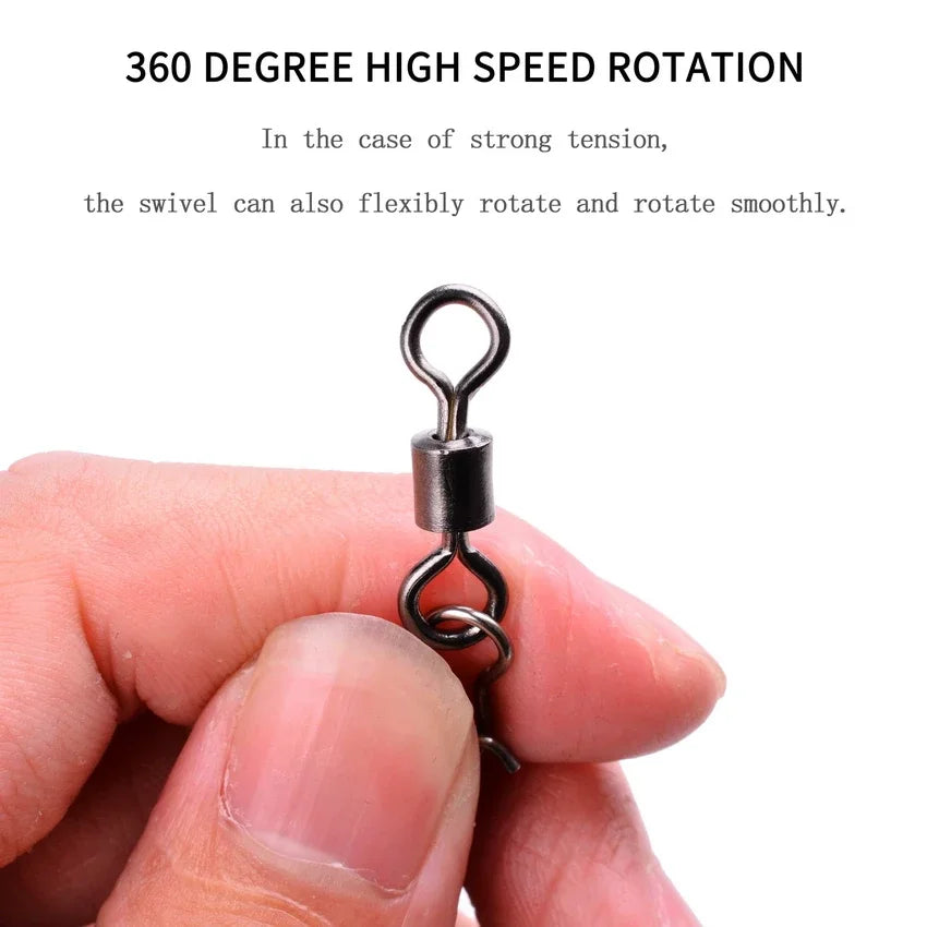 Stainless Steel Fishing Connector Pin Bearing Rolling Swivel