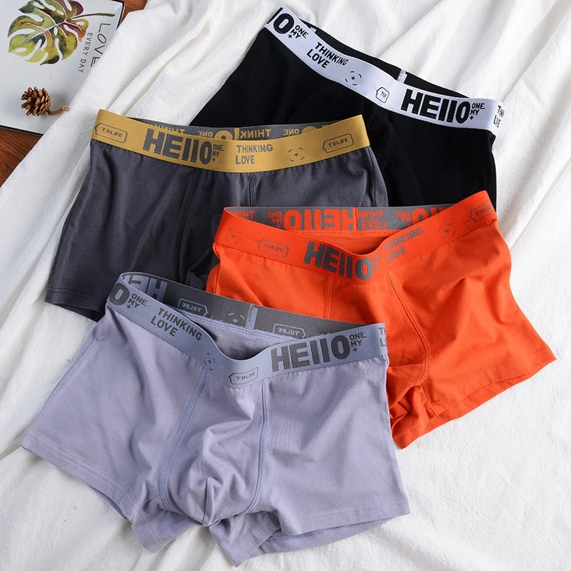 Men Panties Cotton Boxer Shorts Underwear