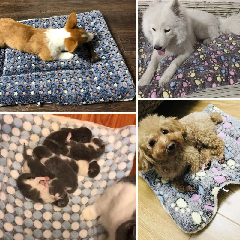 Pet Sleeping Mat Dog Bed Cat Bed Soft Hair Thickened Blanket