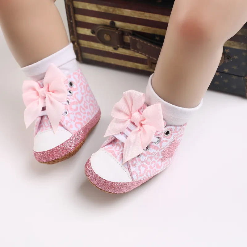 Pink Baby Shoes Princess Fashion Sneakers