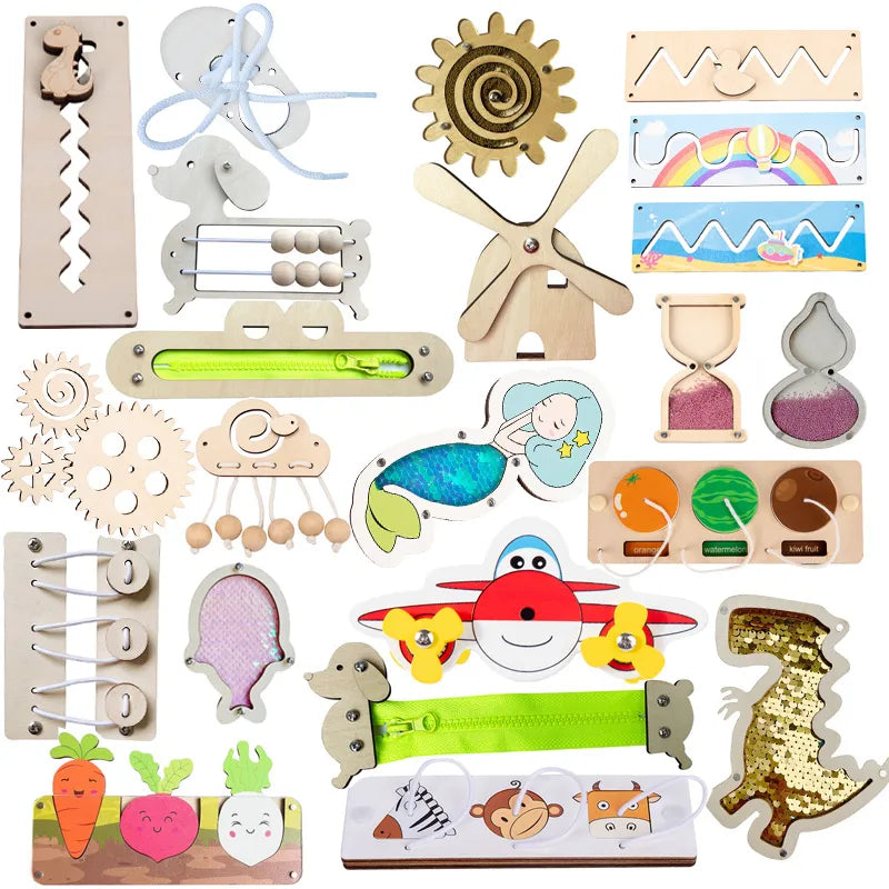 Busy Board Diy Material Accessories Teaching Baby Early Education