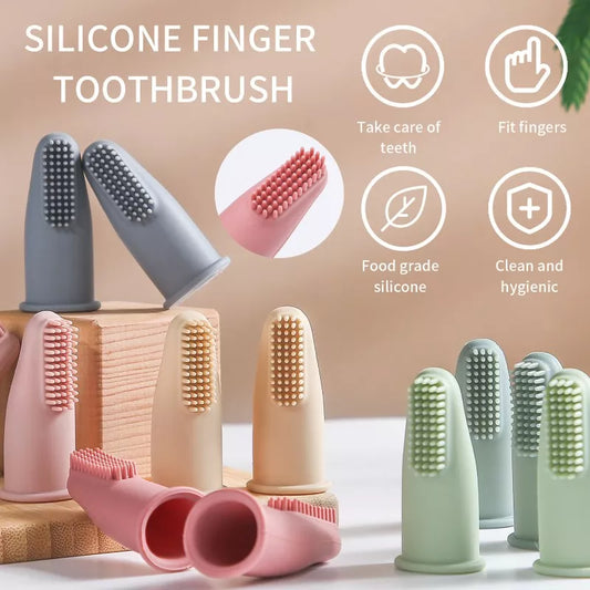 Dog Super Soft Pet Finger Toothbrush Teeth Cleaning Bad Breath