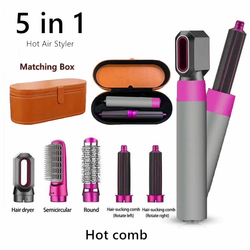 5 in 1 Hair Dryer Hot Comb