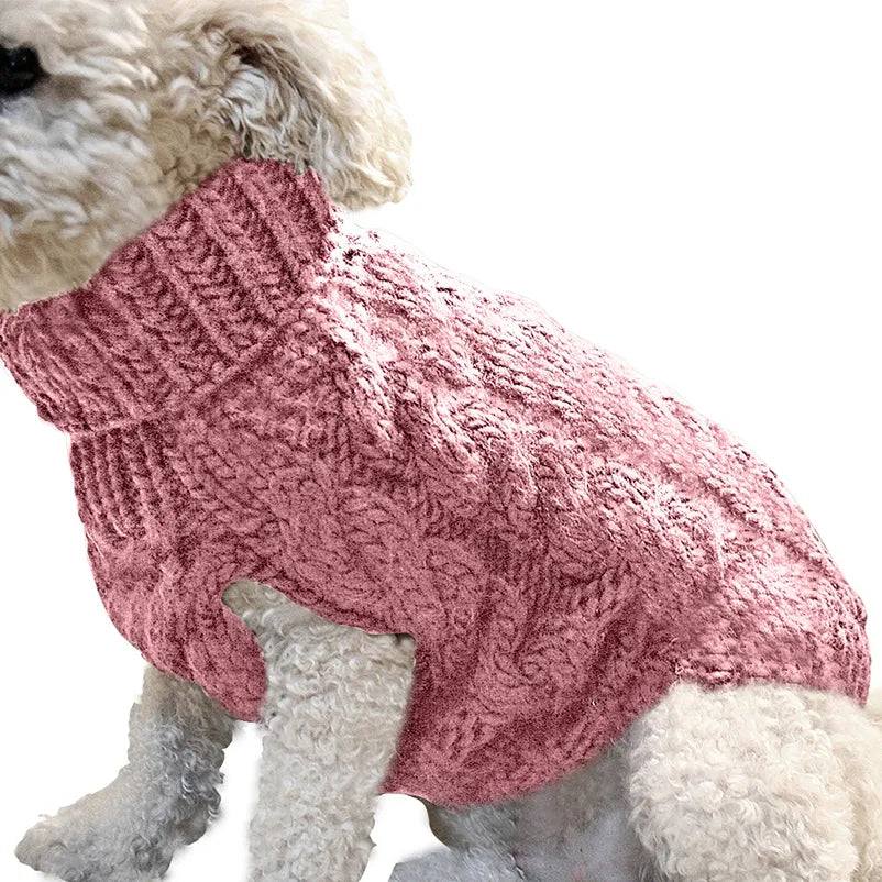 Puppy Dog Sweaters for Small Medium Dogs Cats Clothes Winter