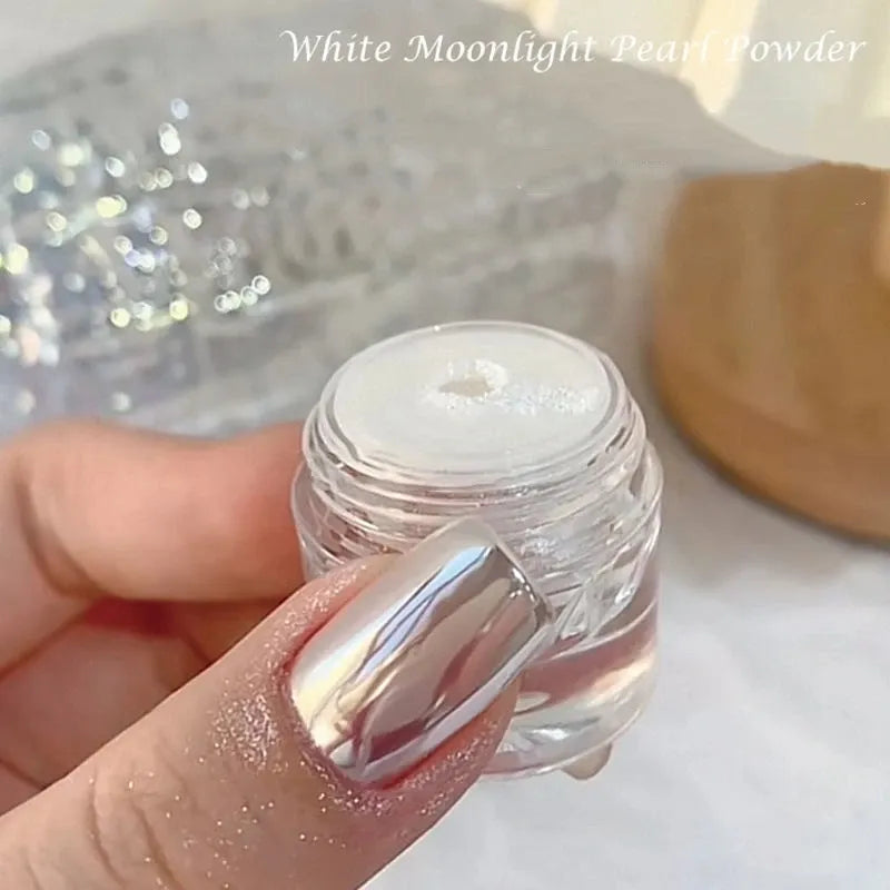 1 Box Moonlight Mirror Nail Powder