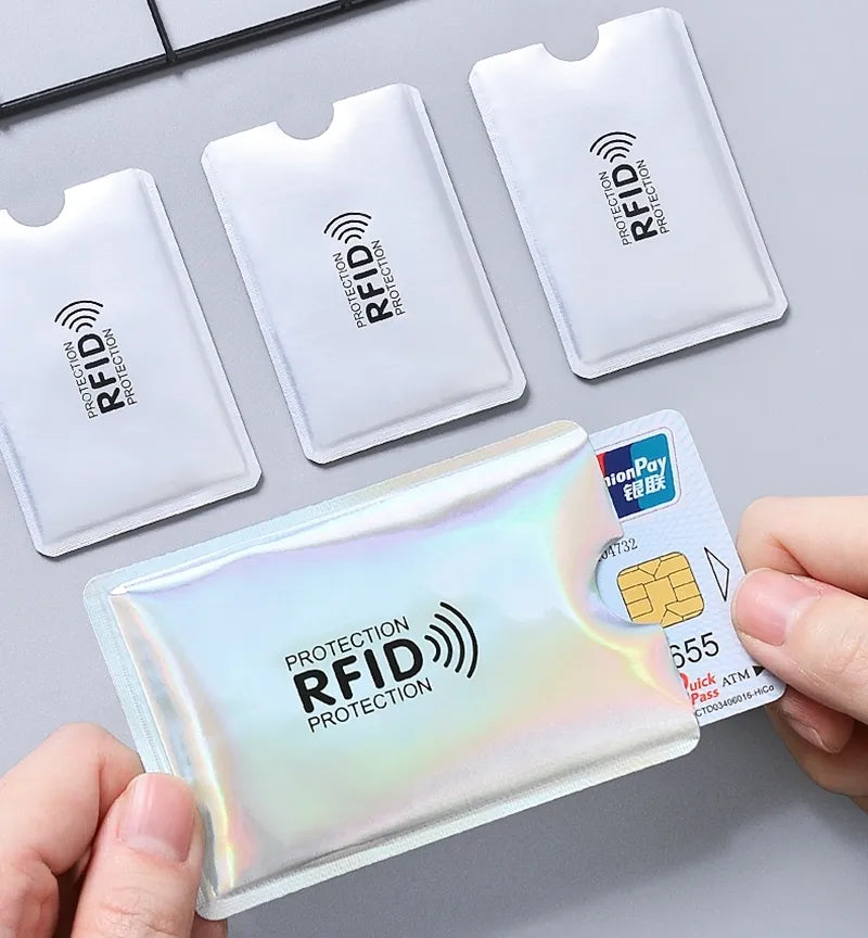 Anti Rfid Card Holder Blocking Reader Lock Bank